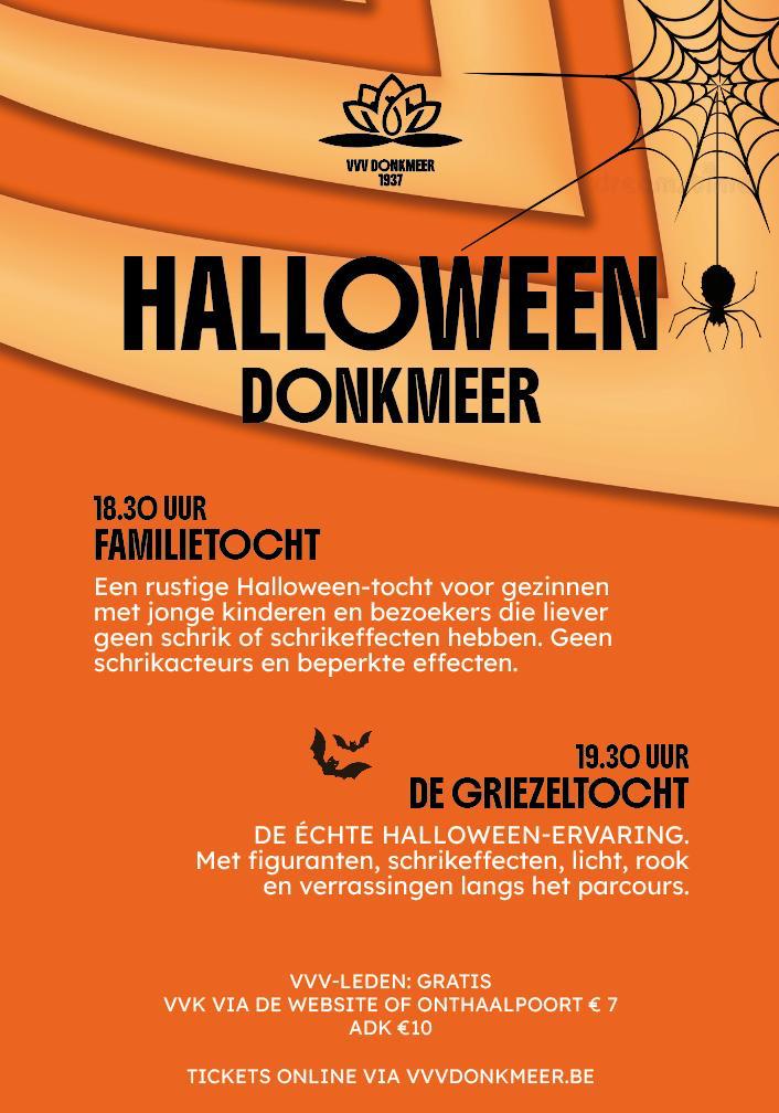 Halloween Donkmeer 2026 - Familietocht - 18u30
